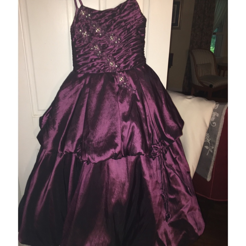Elegant Plum Gown (Children’s size 10)